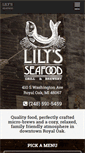 Mobile Screenshot of lilysseafood.com